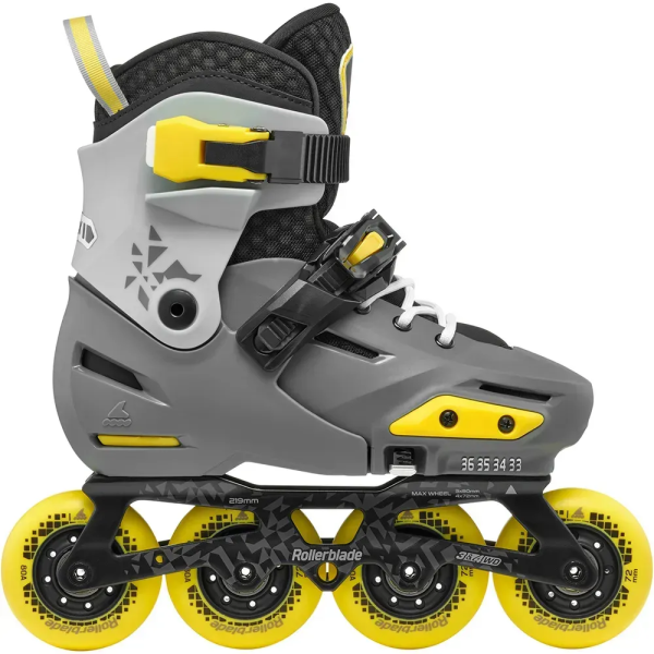 Rollerblade ролики Apex charcoal-yellow