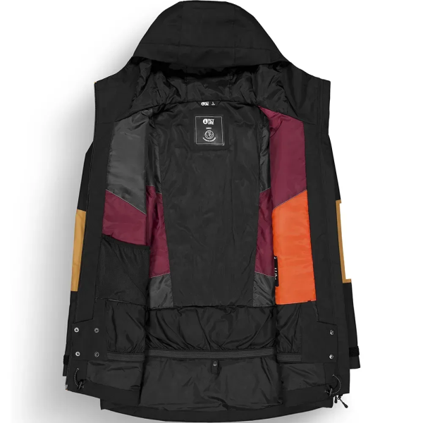 Picture Organic куртка лижна Jomoh 2025 black-brown sugar