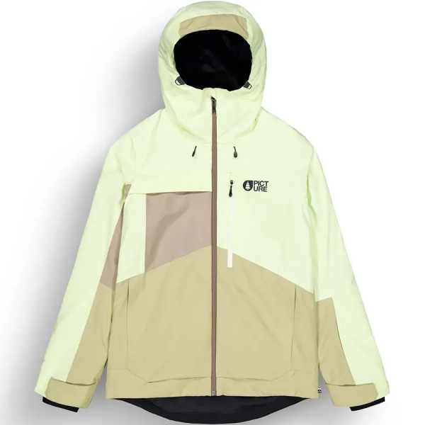 Picture Organic куртка лижна Seen W 2025 lime cream-hemp-roebuck